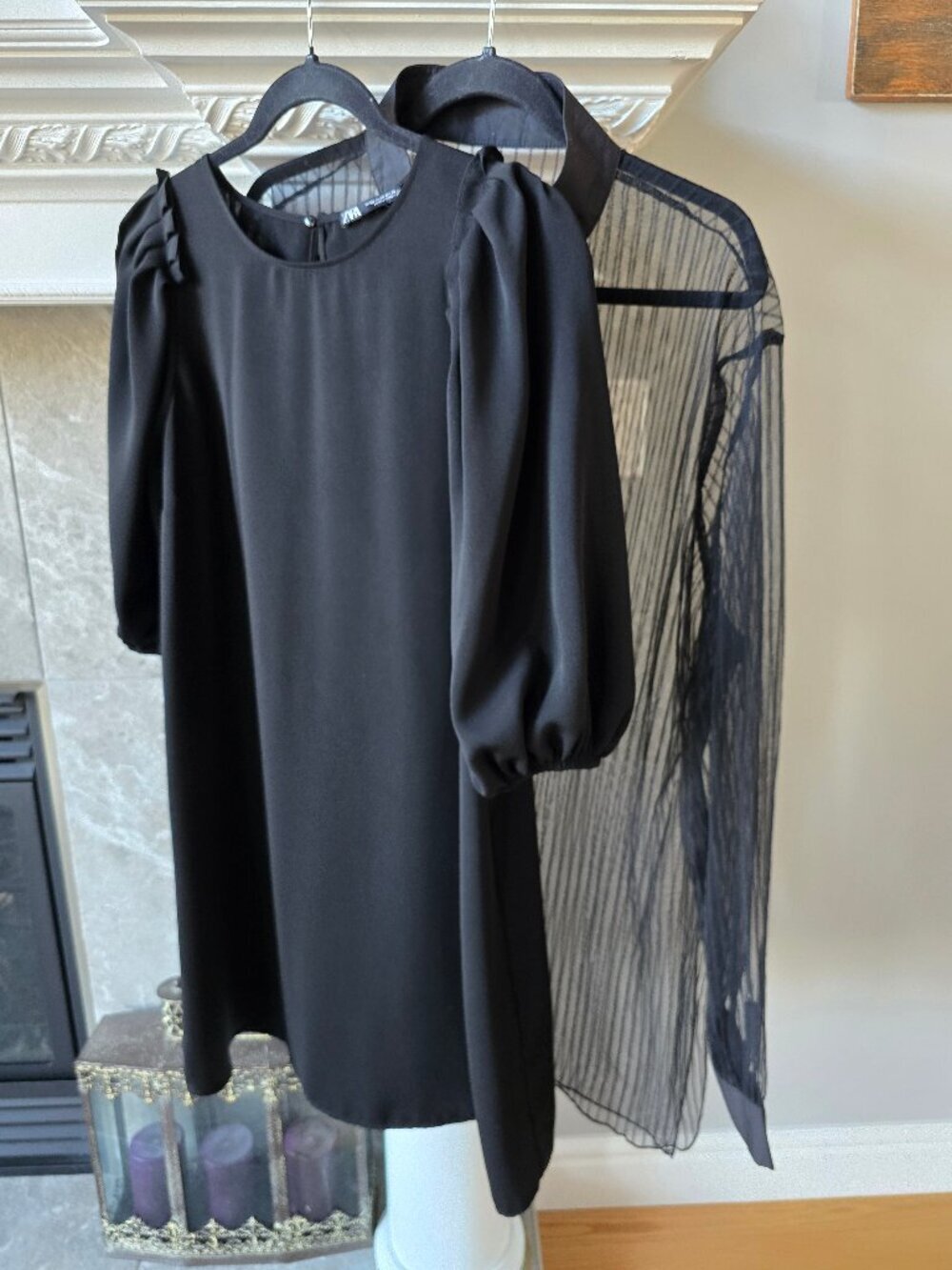 ZARA mini black elegance, puff sleeve size medium - Picture 10 of 10